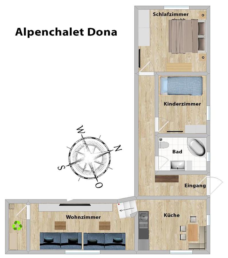 Alpenchalet Dona Partenen Luaran gambar